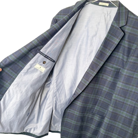 Southern Pines Preppy Equestrian Derby Plaid Jacket Blazer Sportscoat XL - Picture 5 of 8